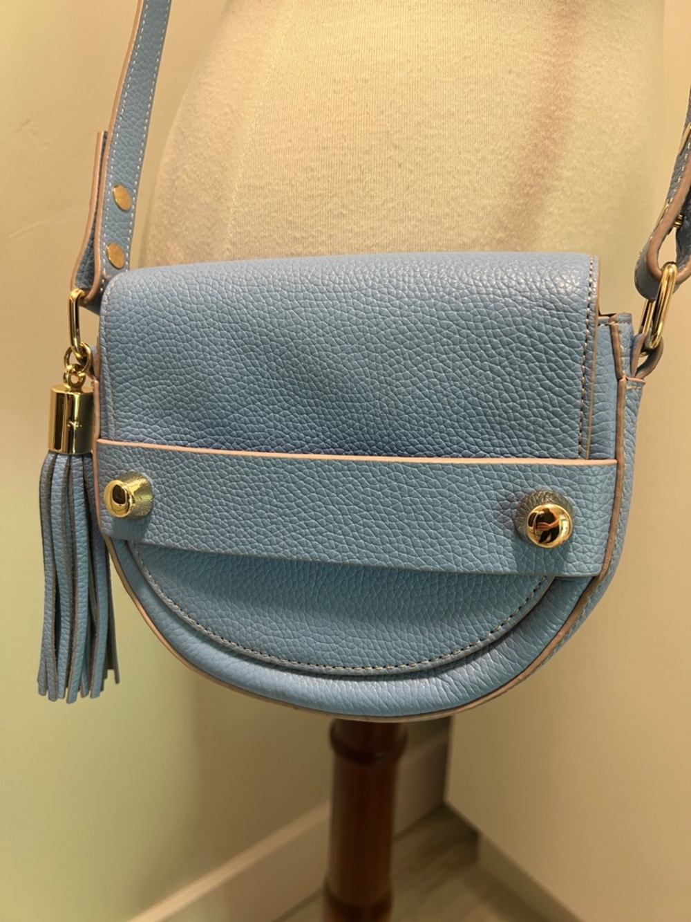 Milly Blue 🩵 Saddlebag Crossbody Astor